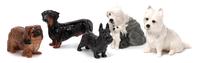 Five Royal Doulton Porcelain Figures Length of longest 7 3/4 inches. — 20th century