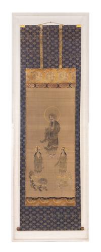 An Ink and Color Painting on Silk Scroll 43 1/2 x 18 inches (image). — 18TH/19TH CENTURY