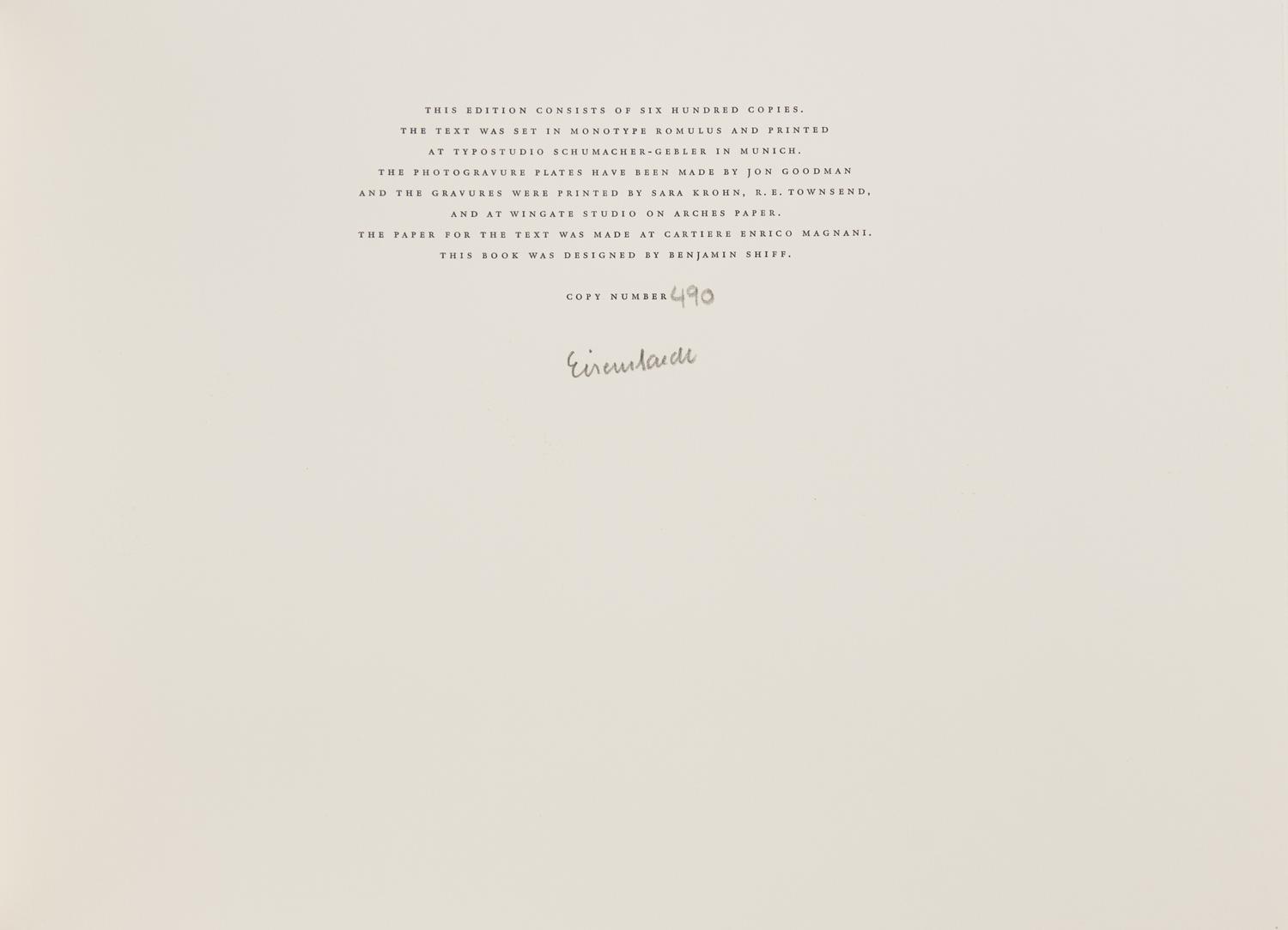 [LIMITED EDITIONS CLUB]. HEMINGWAY, Ernest (1899-1961). The Old Man and the Sea. New York: The Limited Editions Club, [1990].