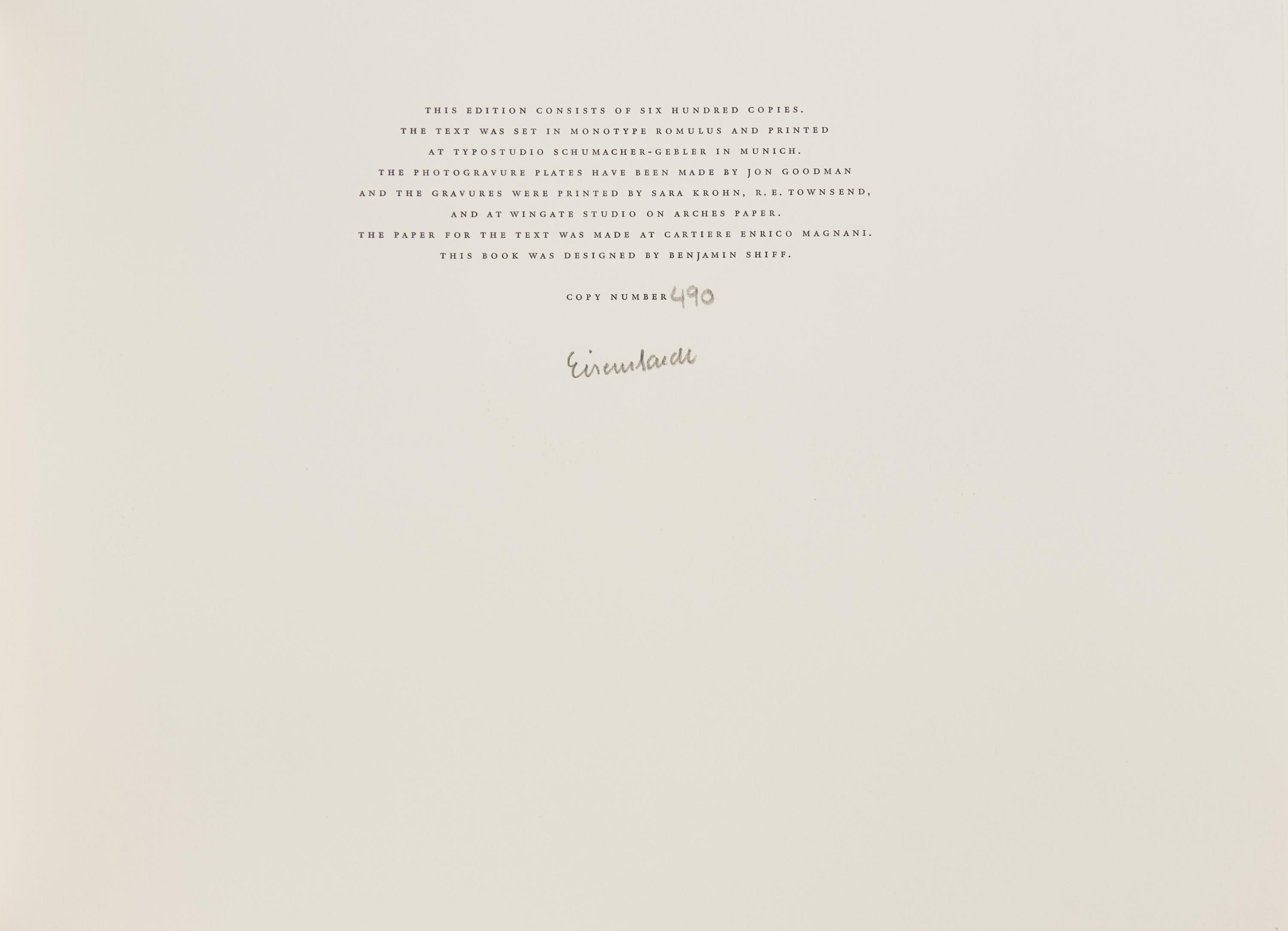 [LIMITED EDITIONS CLUB]. HEMINGWAY, Ernest (1899-1961). The Old Man and the Sea. New York: The Limited Editions Club, [1990].