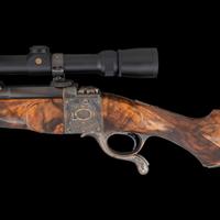 *Holland & Woodward No. 2 Farquharson Pattern Rifle in .303 British Restored by Heilman and Hensley with Engraving by Terry Wallace
