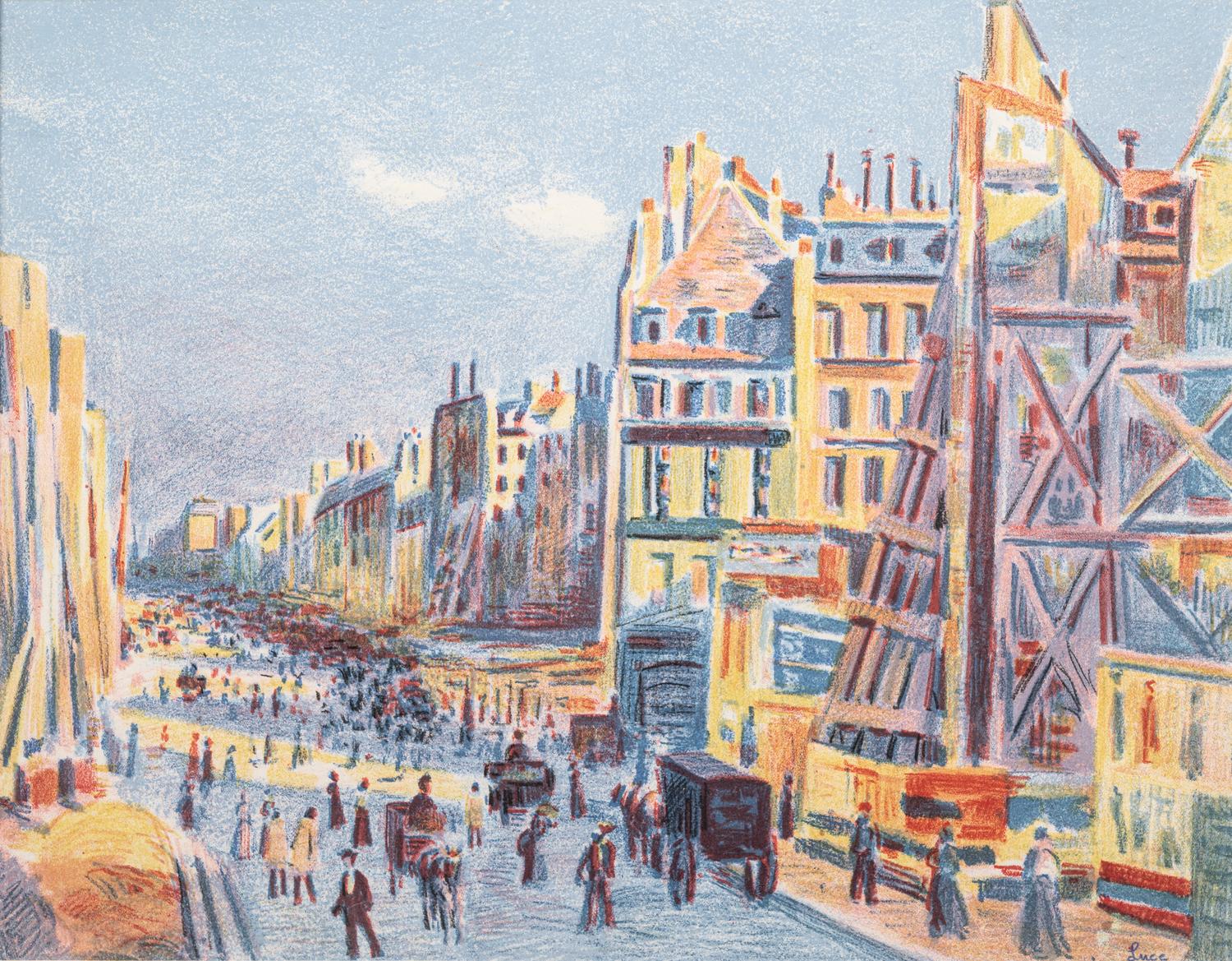La rue Réaumur à Paris , c. 1896