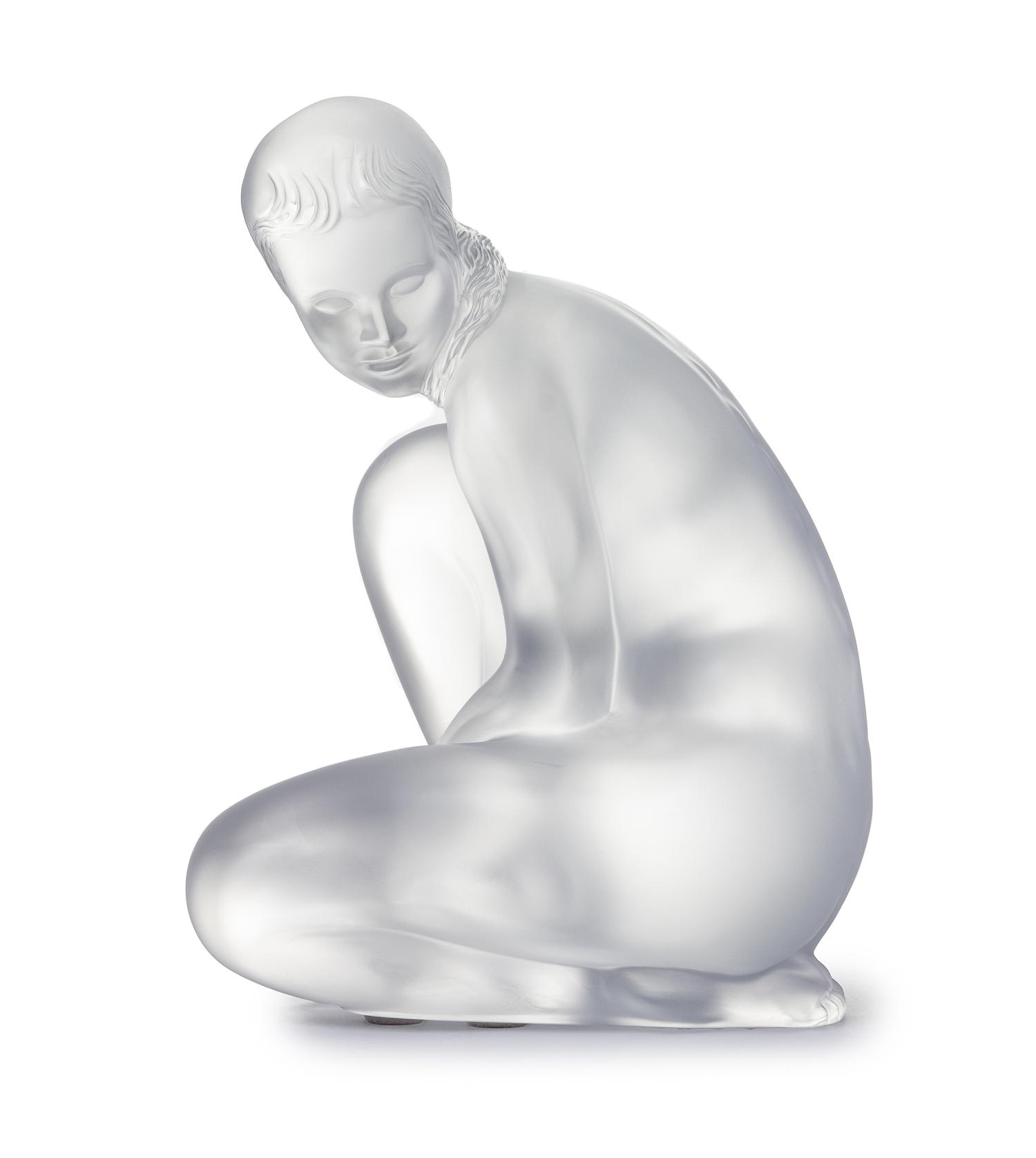 Lalique, a limited edition molded and frosted glass Grand Nue Venus figure, numbered 18/99