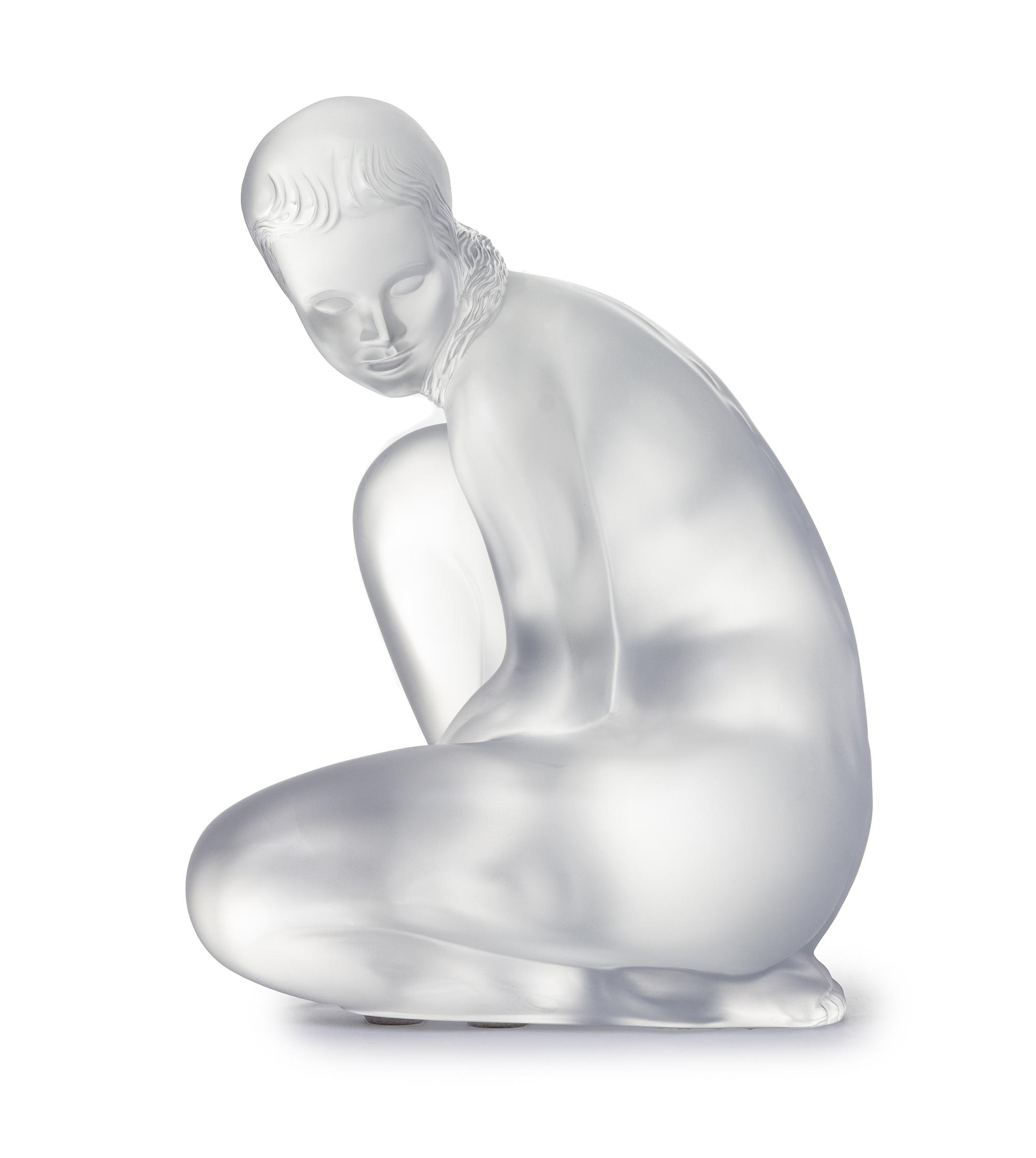 Lalique, a limited edition molded and frosted glass Grand Nue Venus figure, numbered 18/99