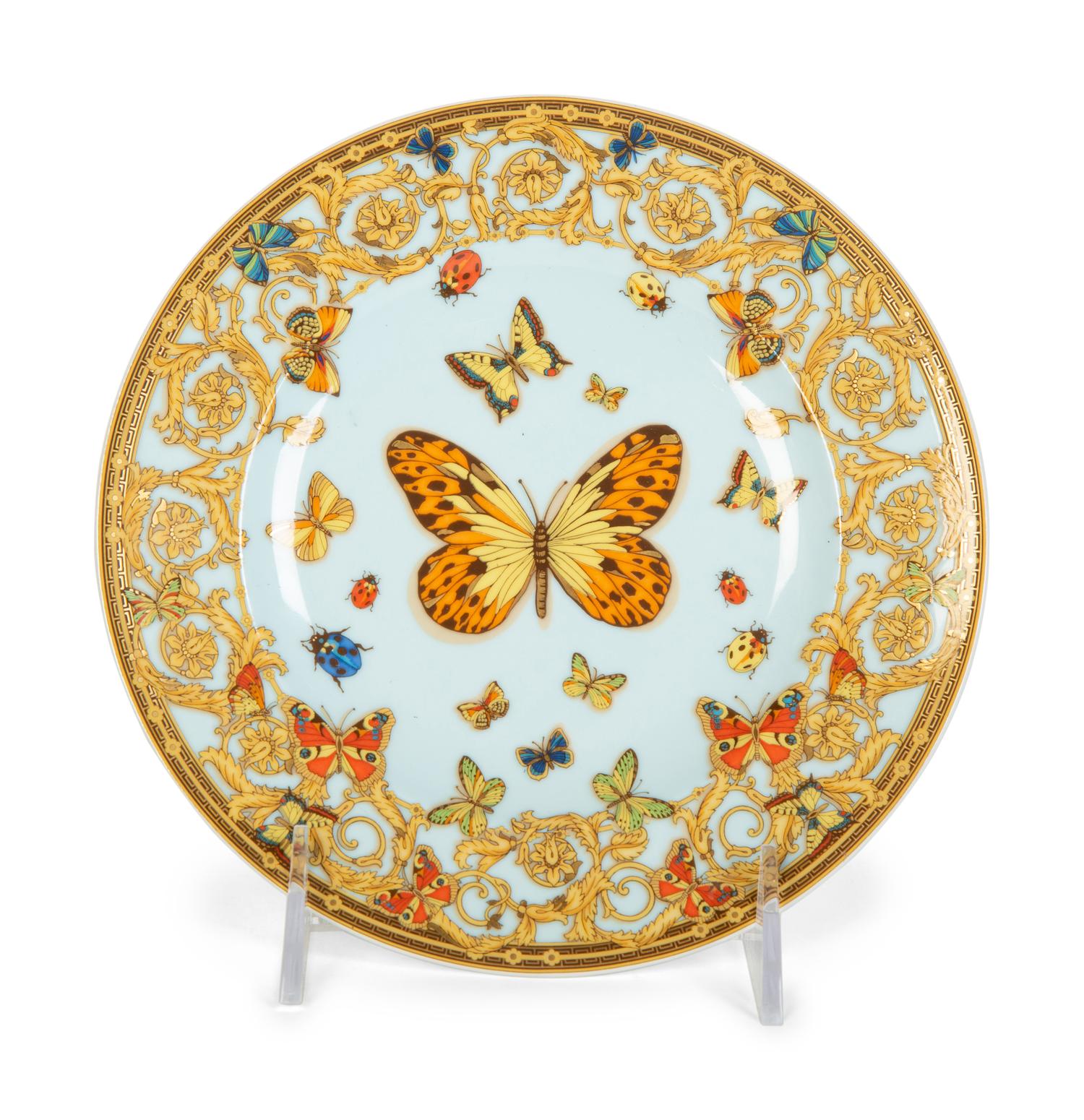 Two Versace Porcelain Dishes