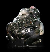Two Moss Agate Snuff Bottles