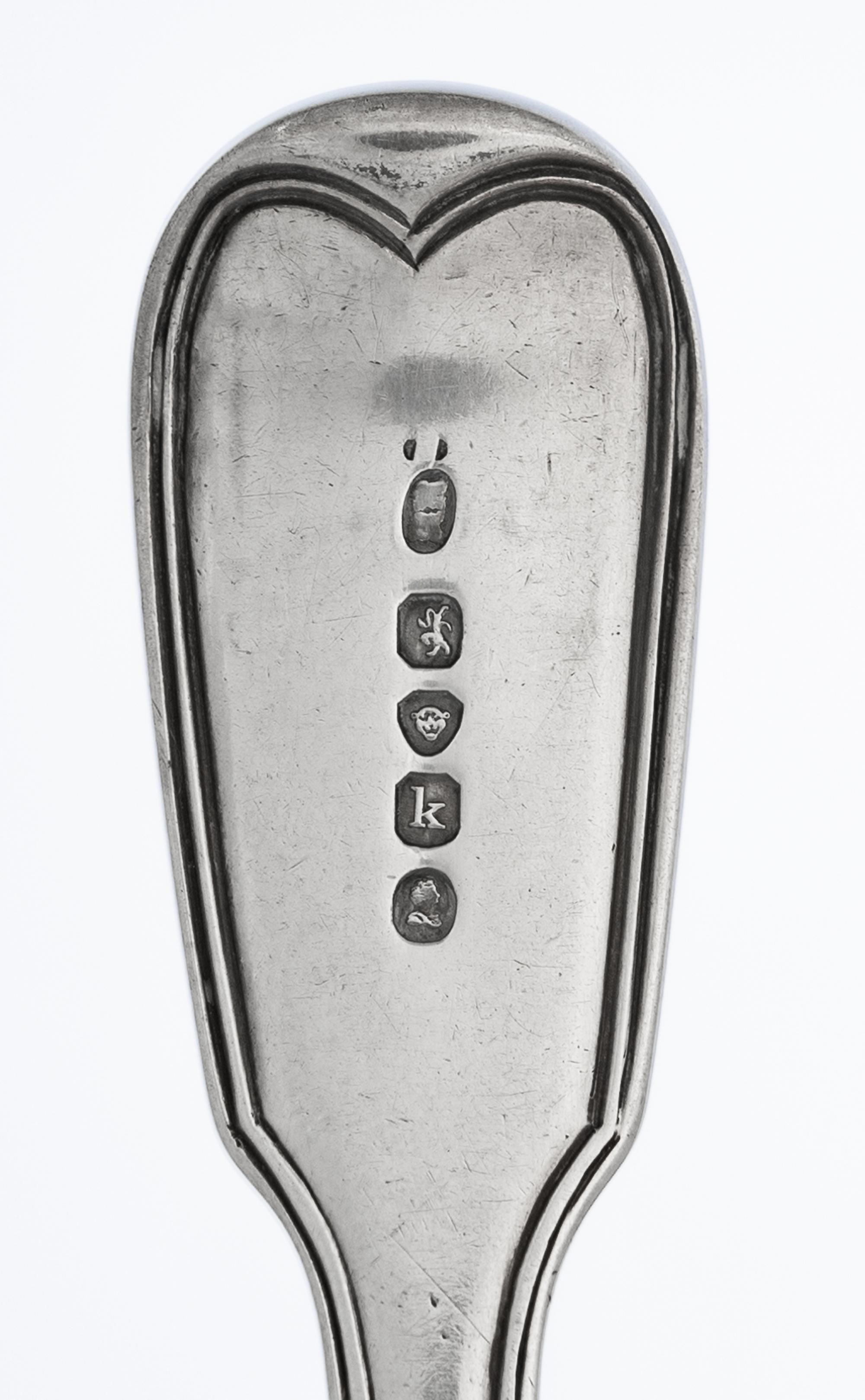 A Collection of English Silver Flatware Articles