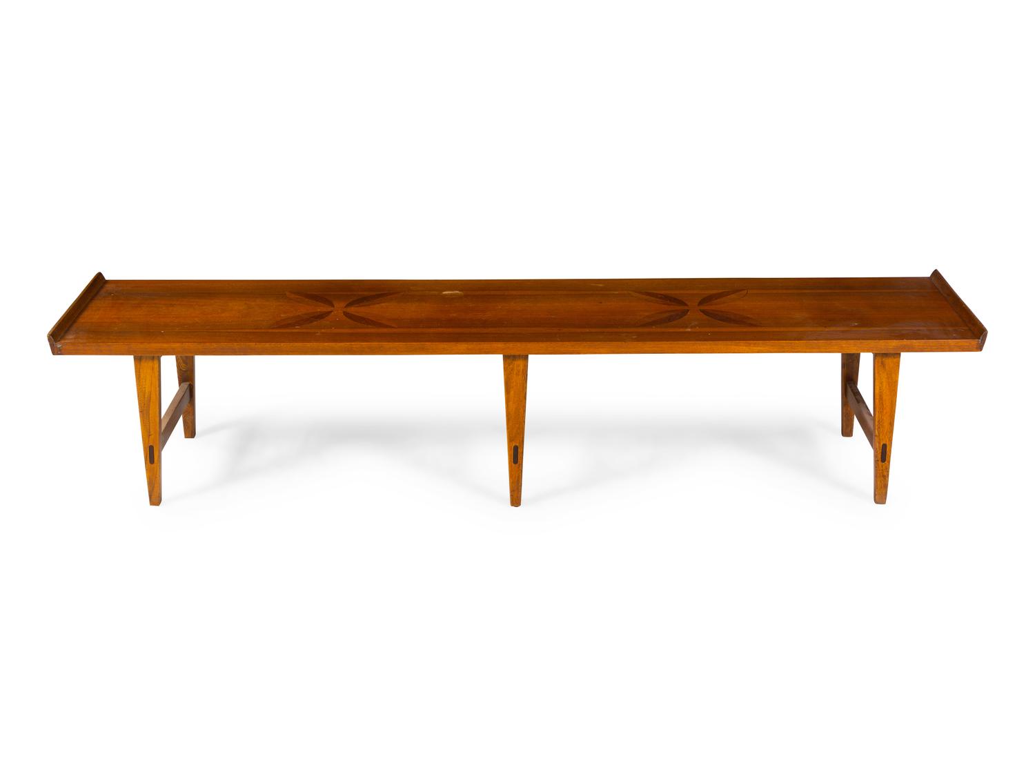 A Modernist Marquetry Low Table