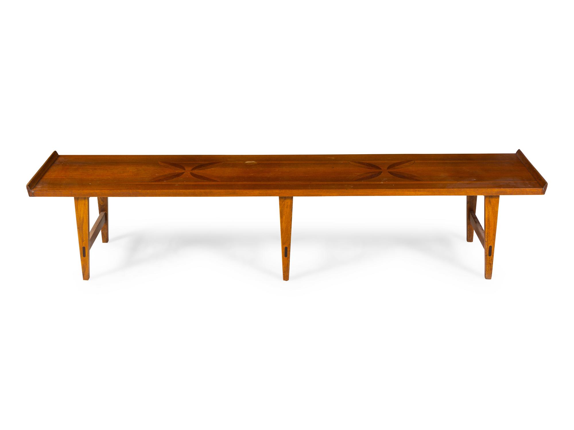 A Modernist Marquetry Low Table
