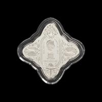 [Private Issue] A 2015 Lady of Fortune Enameled Silver Coin