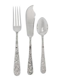 An American Silver Flatware Service