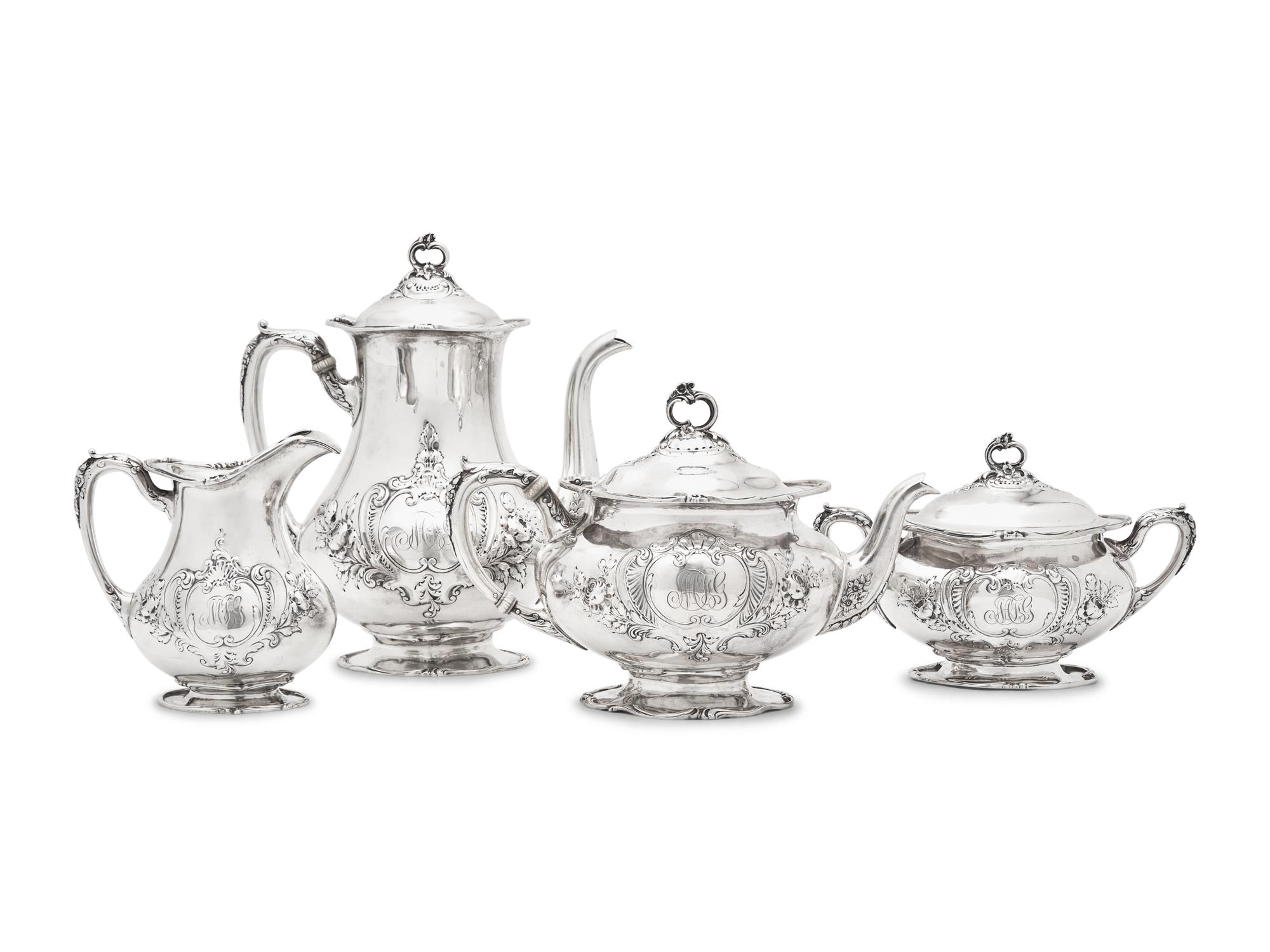An American Silver Four-Piece Tea and Coffee Service