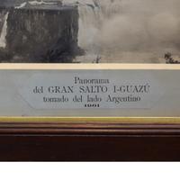 A Panoramic Photograph of Iguazu Falls, Enrique Carlos Moody 63" W x 1.5" D x 25" H — Argentina, Circa 1900