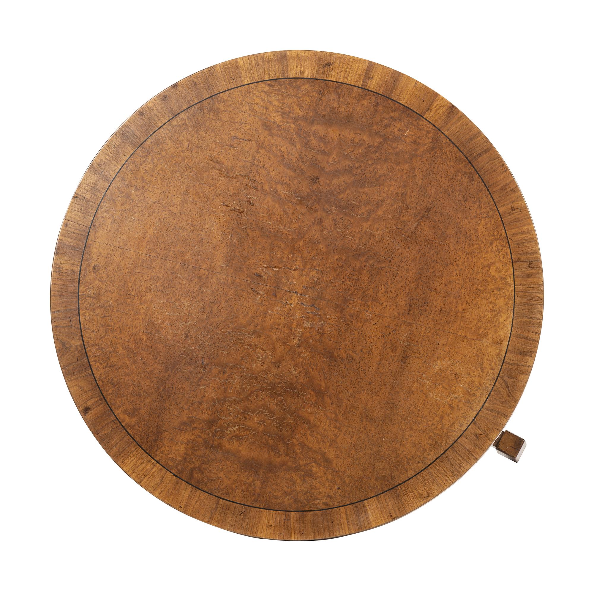 A Regency-Style Mahogany and Mixed Woods Table
