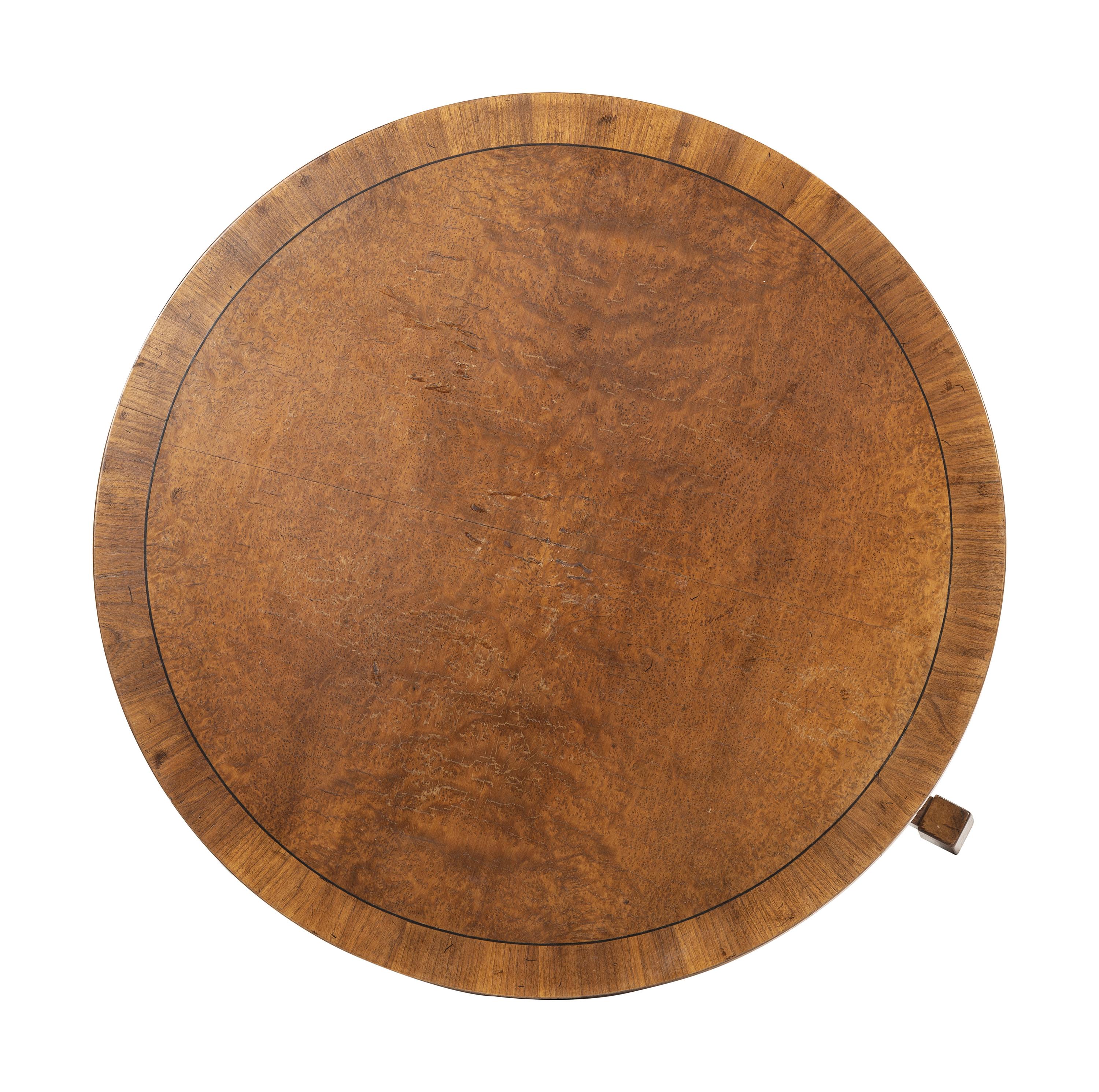 A Regency-Style Mahogany and Mixed Woods Table