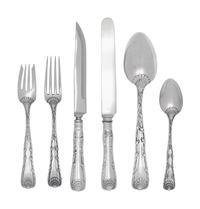 A Tiffany & Co. Wave Edge Silver Flatware Service
