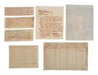[SOUTH CAROLINA]. Group of 19th-century legal documents, including:
