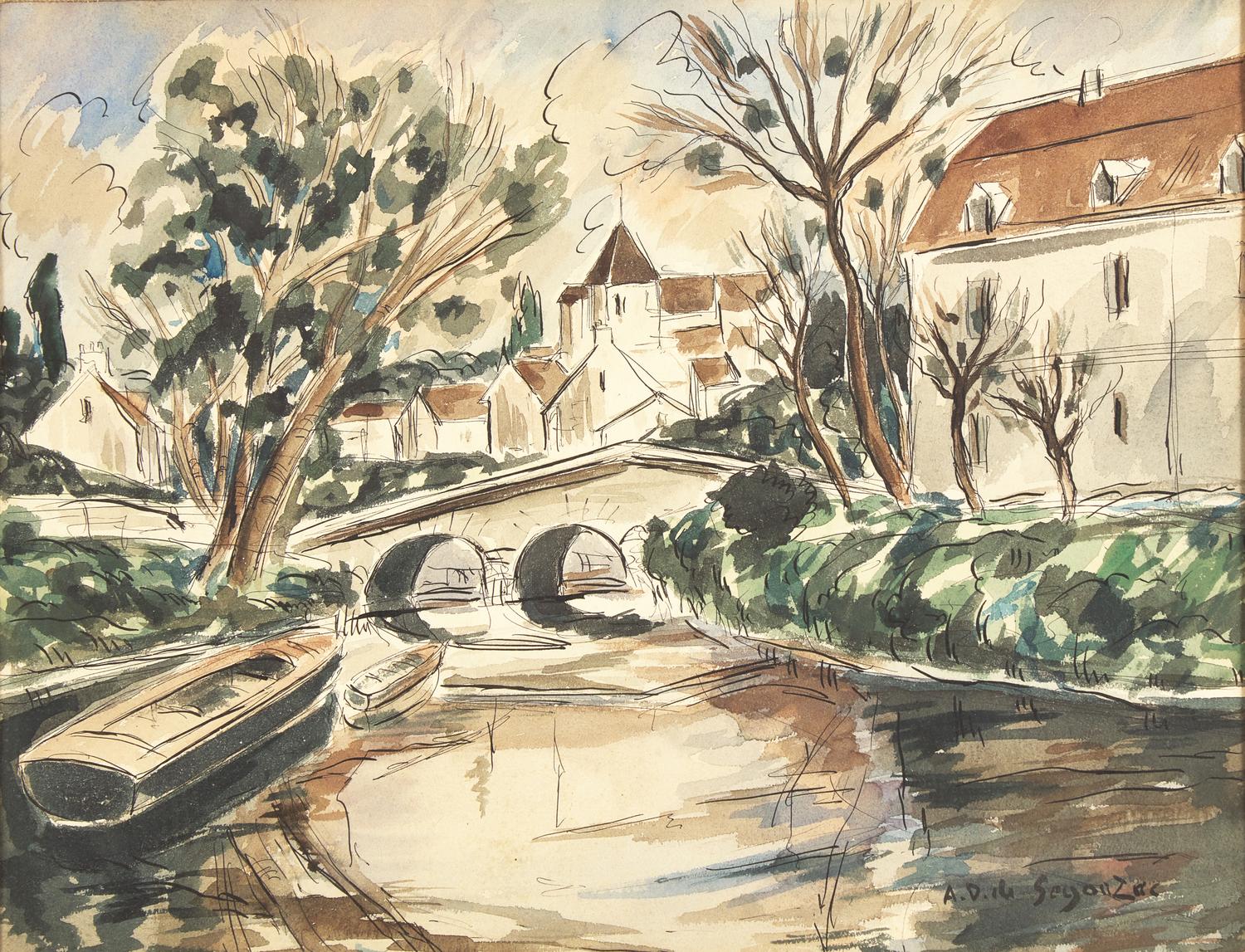 Paysage avec Rivière