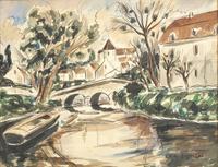 Paysage avec Rivière