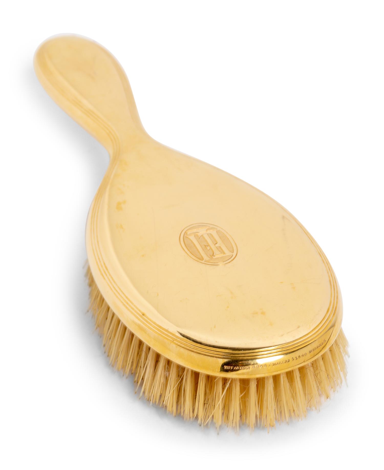 A Tiffany and Co. 18-Karat Yellow Gold Brush