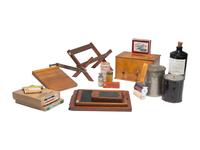 [EARLY PHOTOGRAPHY]. Assorted darkroom and developing supplies.