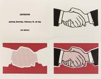 Roy Lichtenstein, (American, 1923-1997), Castelli Handshake Poster, 1962