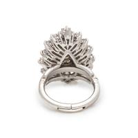 COLORED DIAMOND AND DIAMOND RING