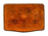 A Louis XV Style Marquetry Table en Chiffonnière