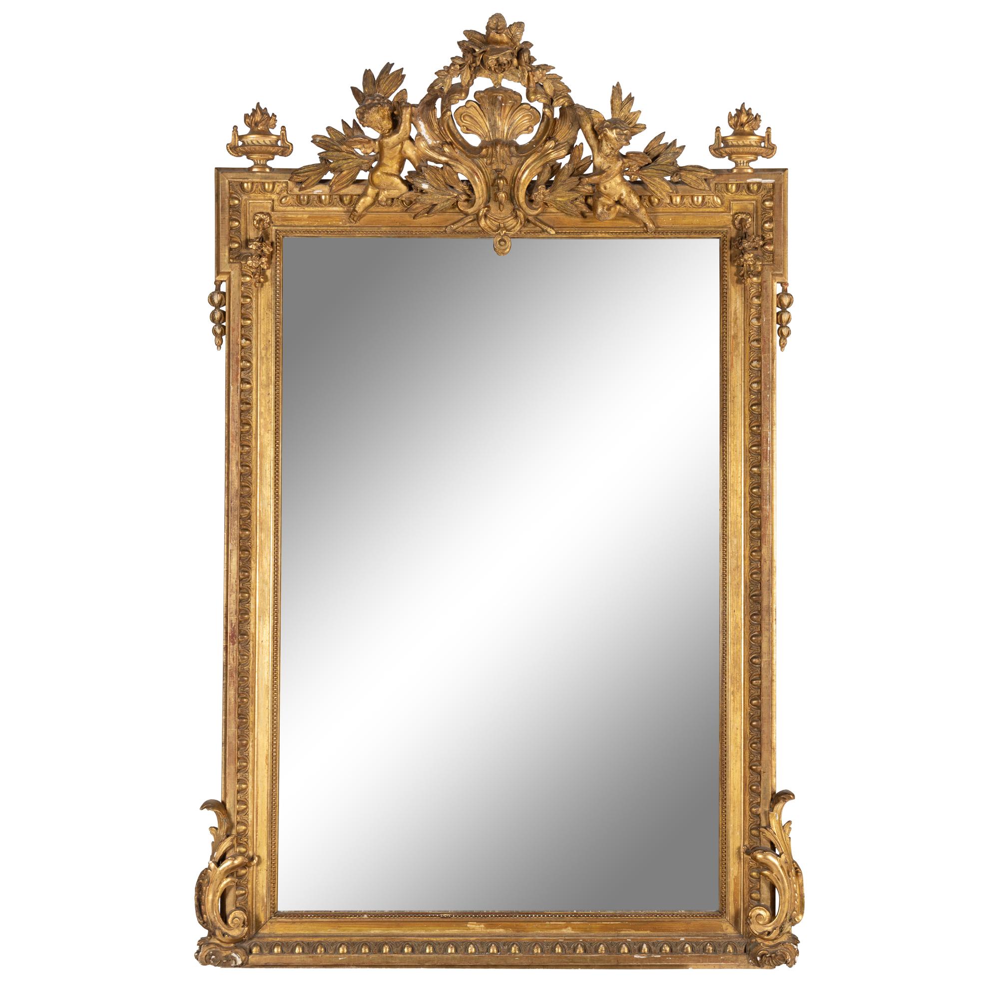A French Giltwood Mirror