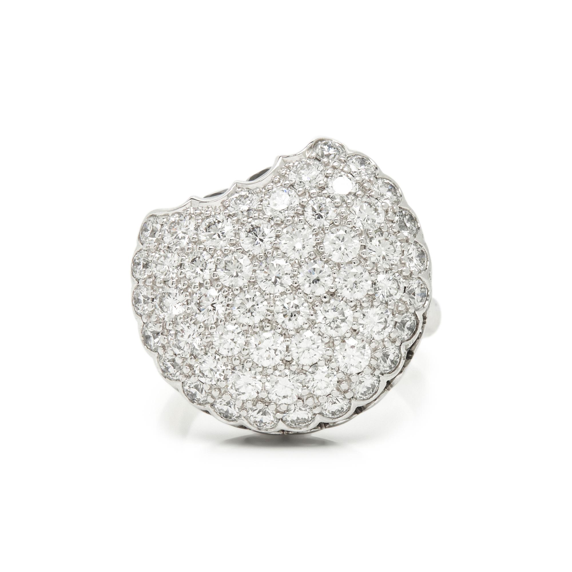 BOUCHERON, 'TENTATION MACARON' DIAMOND AND BLACK SAPPHIRE RING