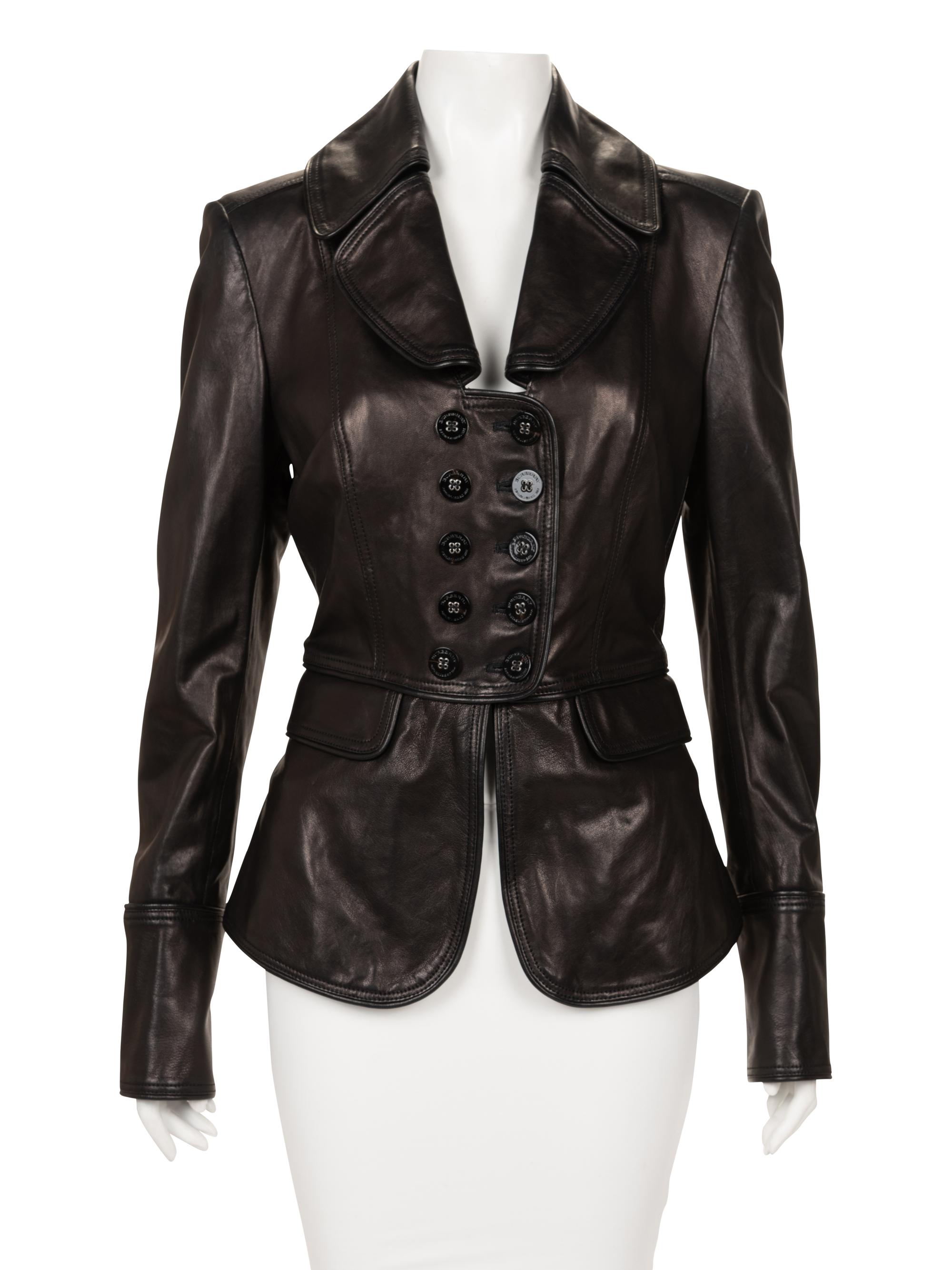 Burberry Leather Jacket, 2000-10s