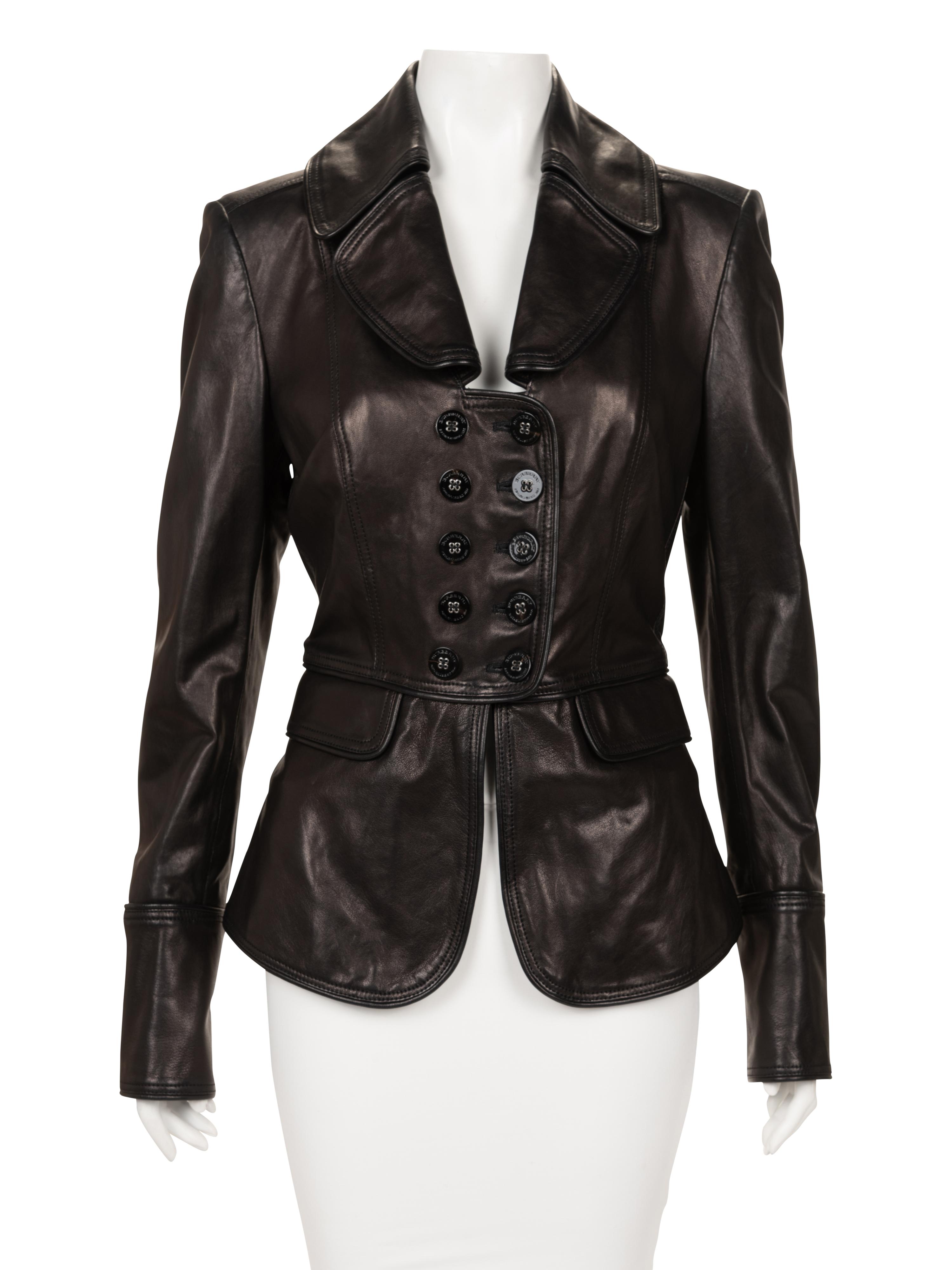Burberry Leather Jacket, 2000-10s