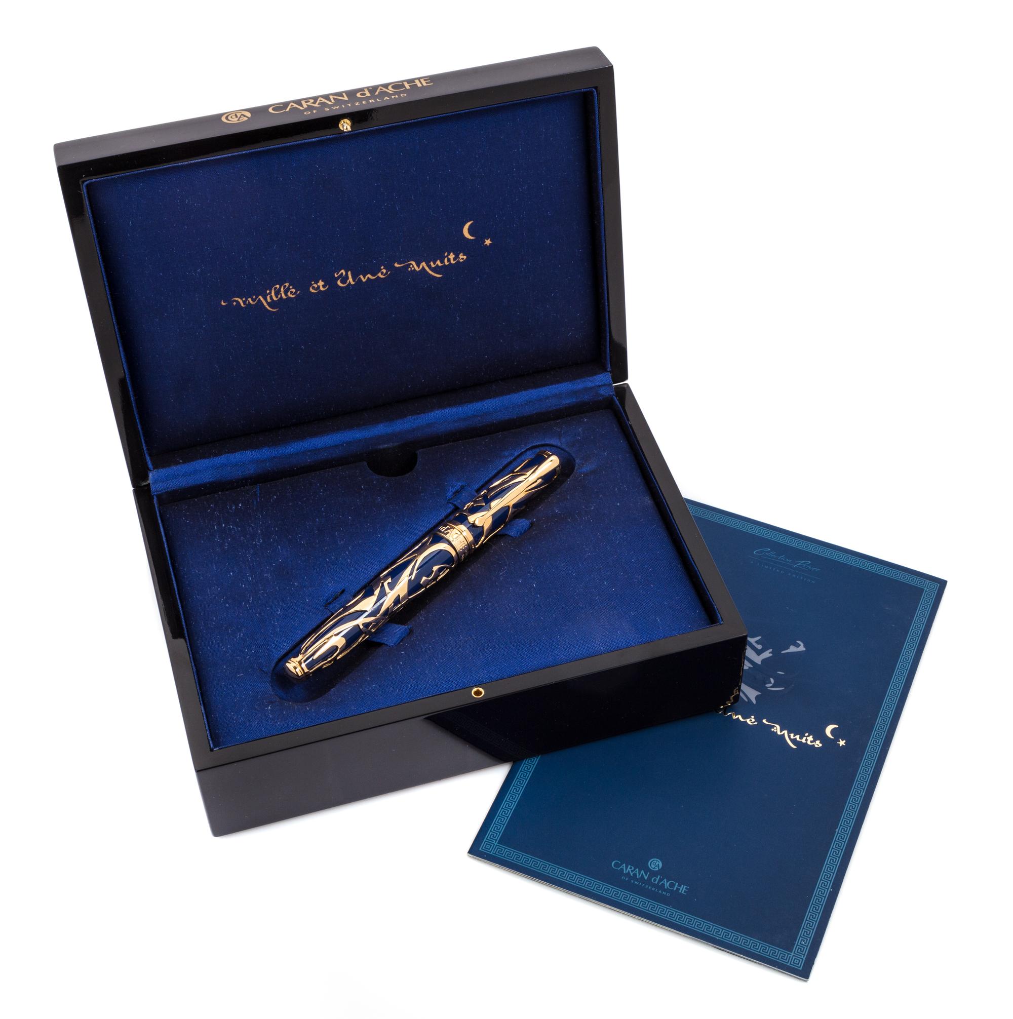 A Caran d'Ache Mille et Une Nuits Limited Edition Fountain Pen