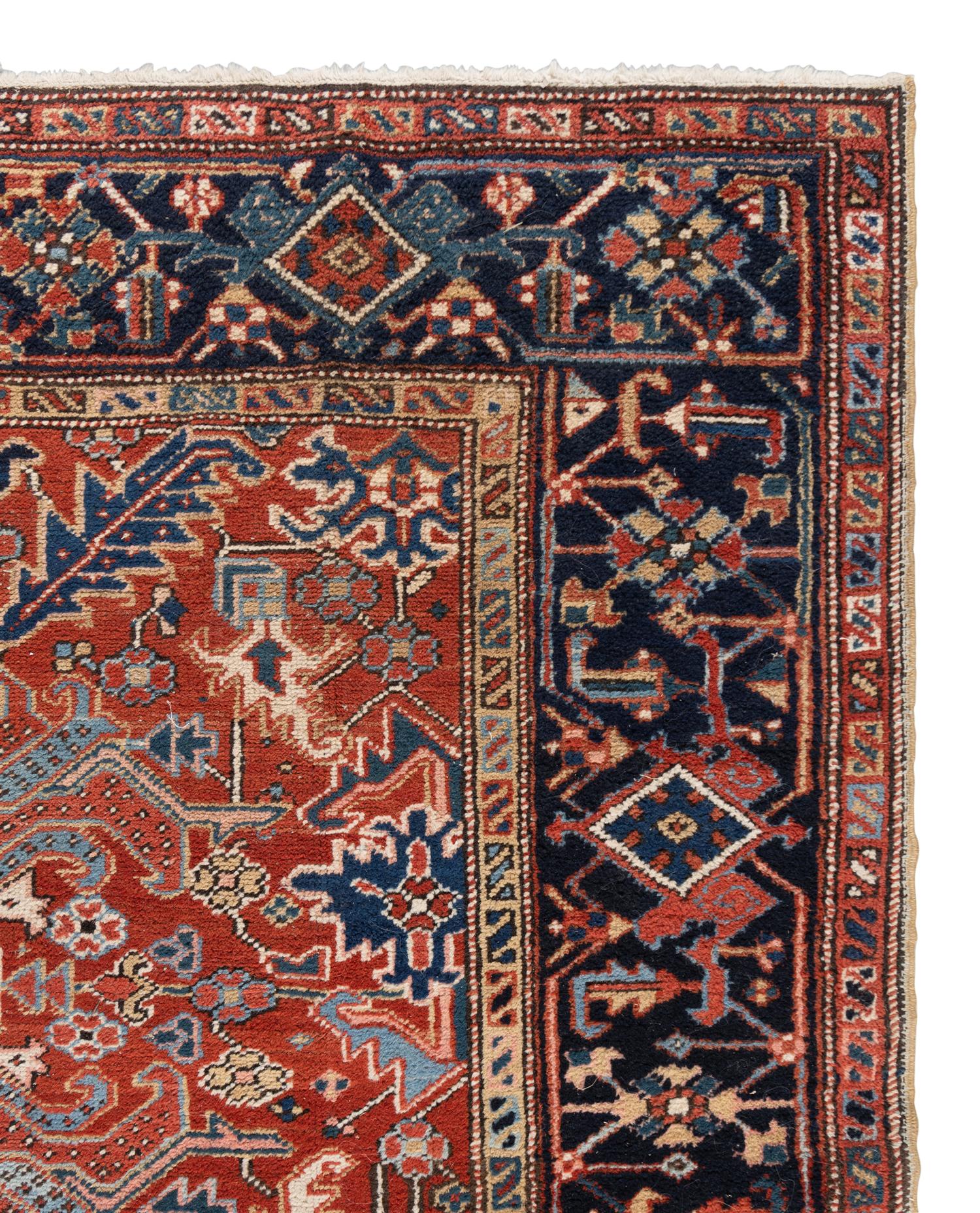 A Heriz Wool Rug
