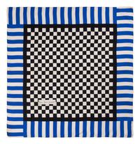 Six Silk Scarves: Three Yves Saint Laurent, One Valentino, and One Chanel, 1980-2000s