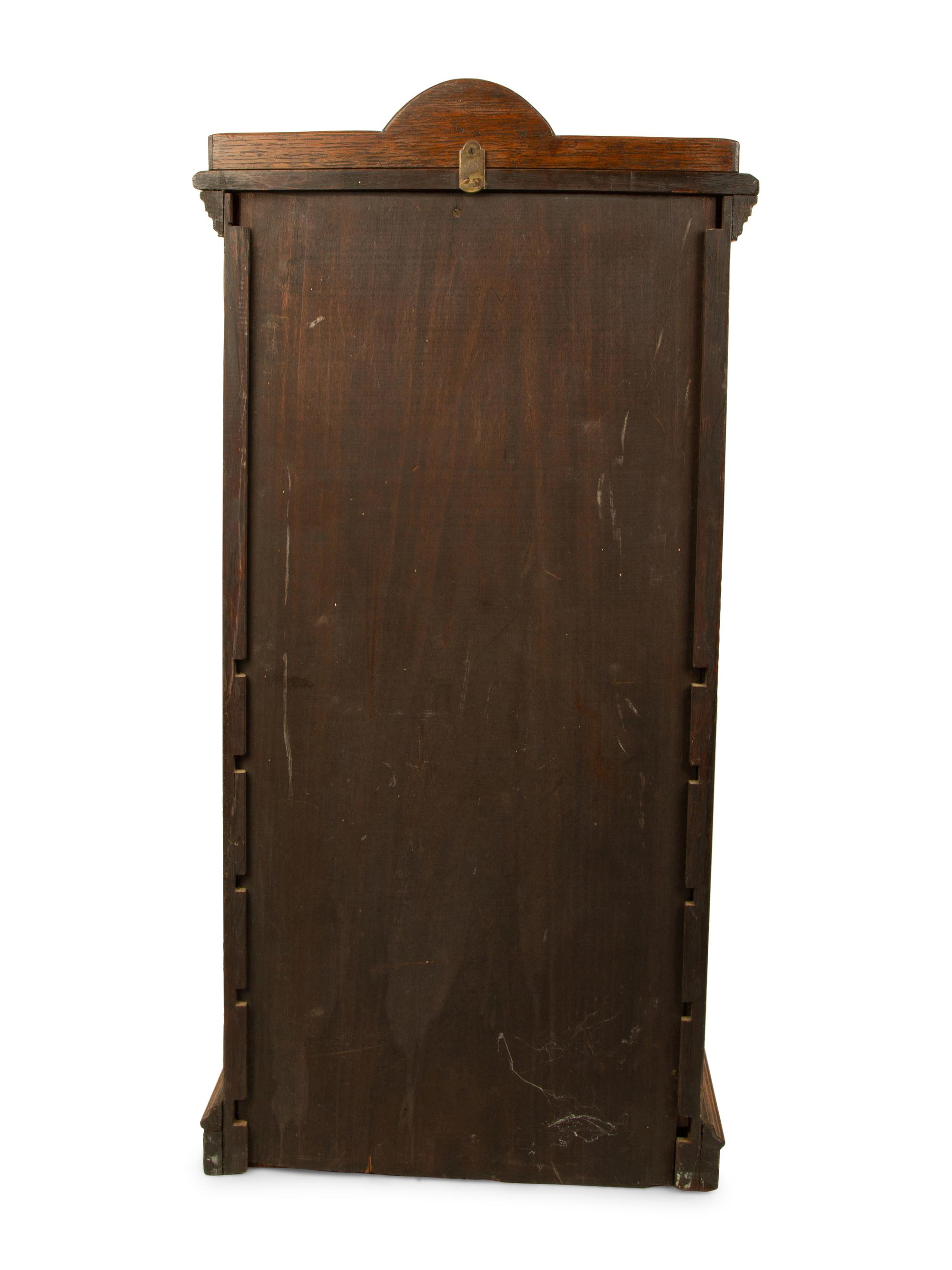 An American Oak Salesman Sample Step- Back Cupboard — 19TH/20TH CENTURY