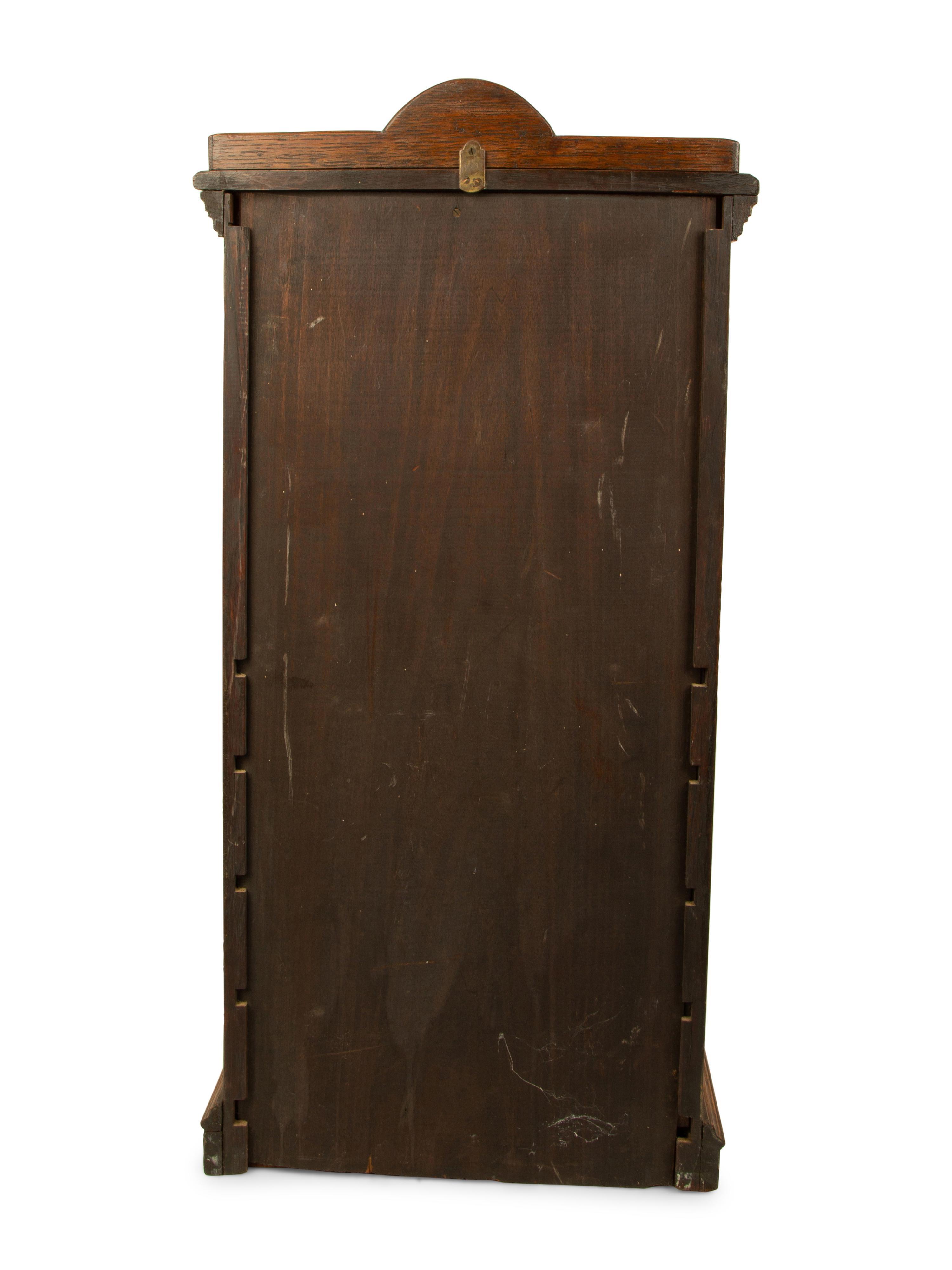 An American Oak Salesman Sample Step- Back Cupboard — 19TH/20TH CENTURY