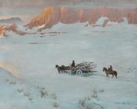 Frederick Kimball Mizen, (American, 1888-1964), Headed Home, 1955