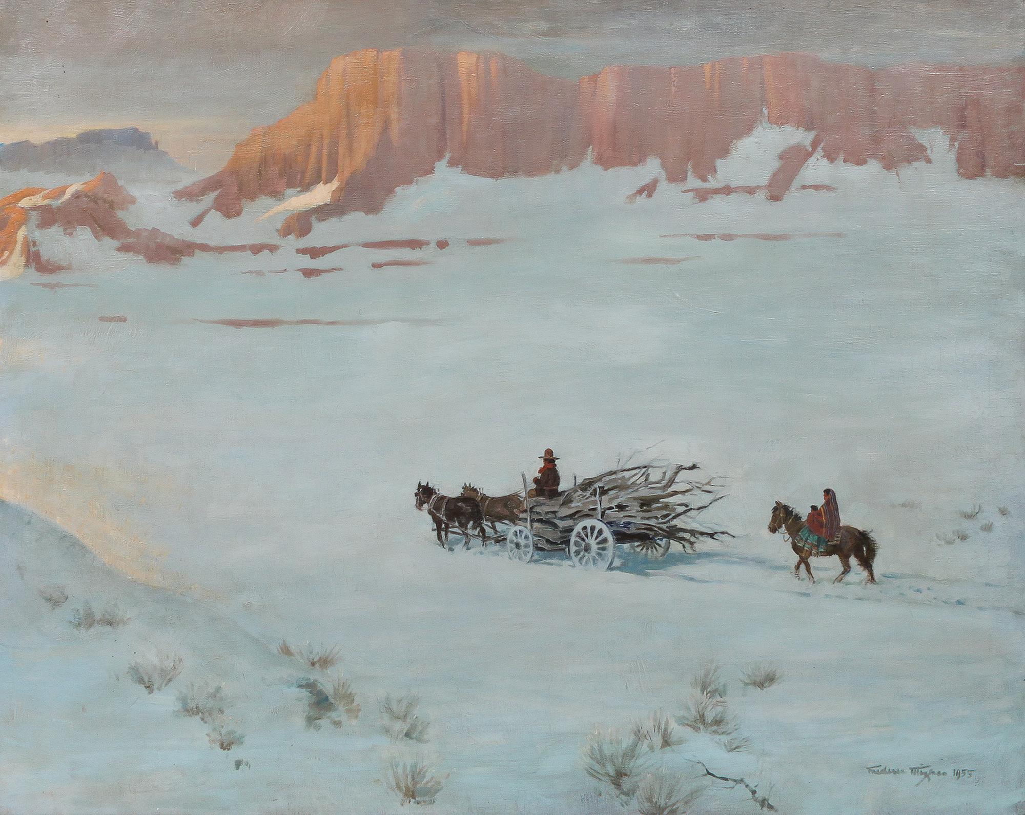 Frederick Kimball Mizen, (American, 1888-1964), Headed Home, 1955