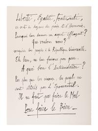 La Révolution Française 1789 (complete portfolio of ten, with text pages and portfolio case), 1977