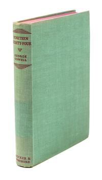 ORWELL, GEORGE. Nineteen Eighty-Four. London, 1949. First edition.