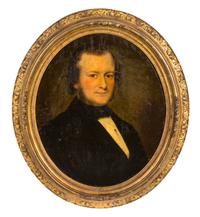 Artists Unknown, (19th Century), Portraits of a Man and a Child (two works)