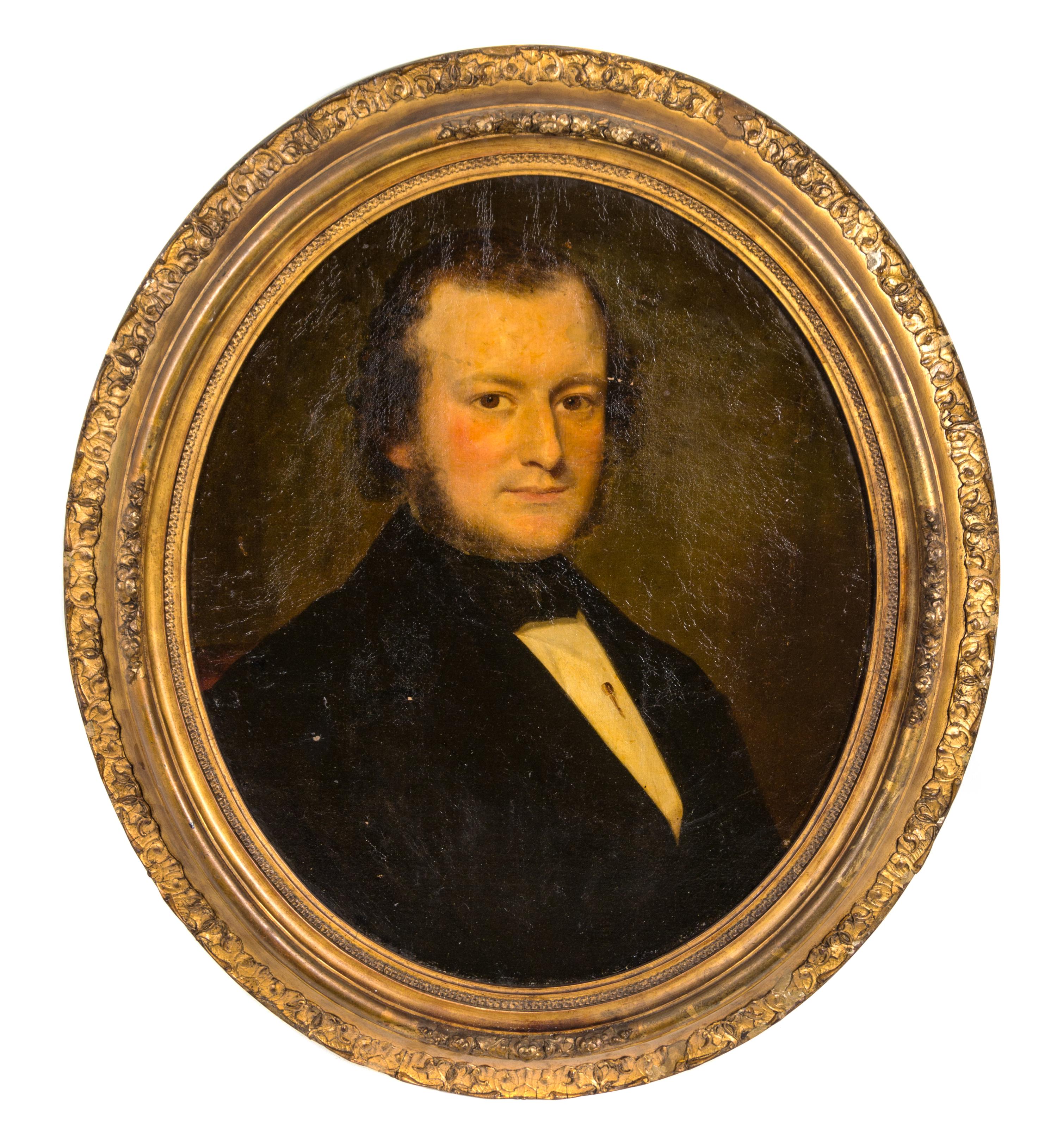 Artists Unknown, (19th Century), Portraits of a Man and a Child (two works)