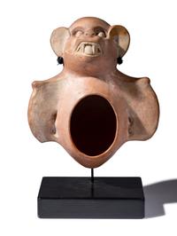 A Moche Bat Effigy Vessel