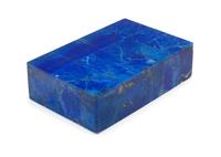 A Lapis Lazuli Table Casket Width 5 1/2 x depth 3 3/4 inches.