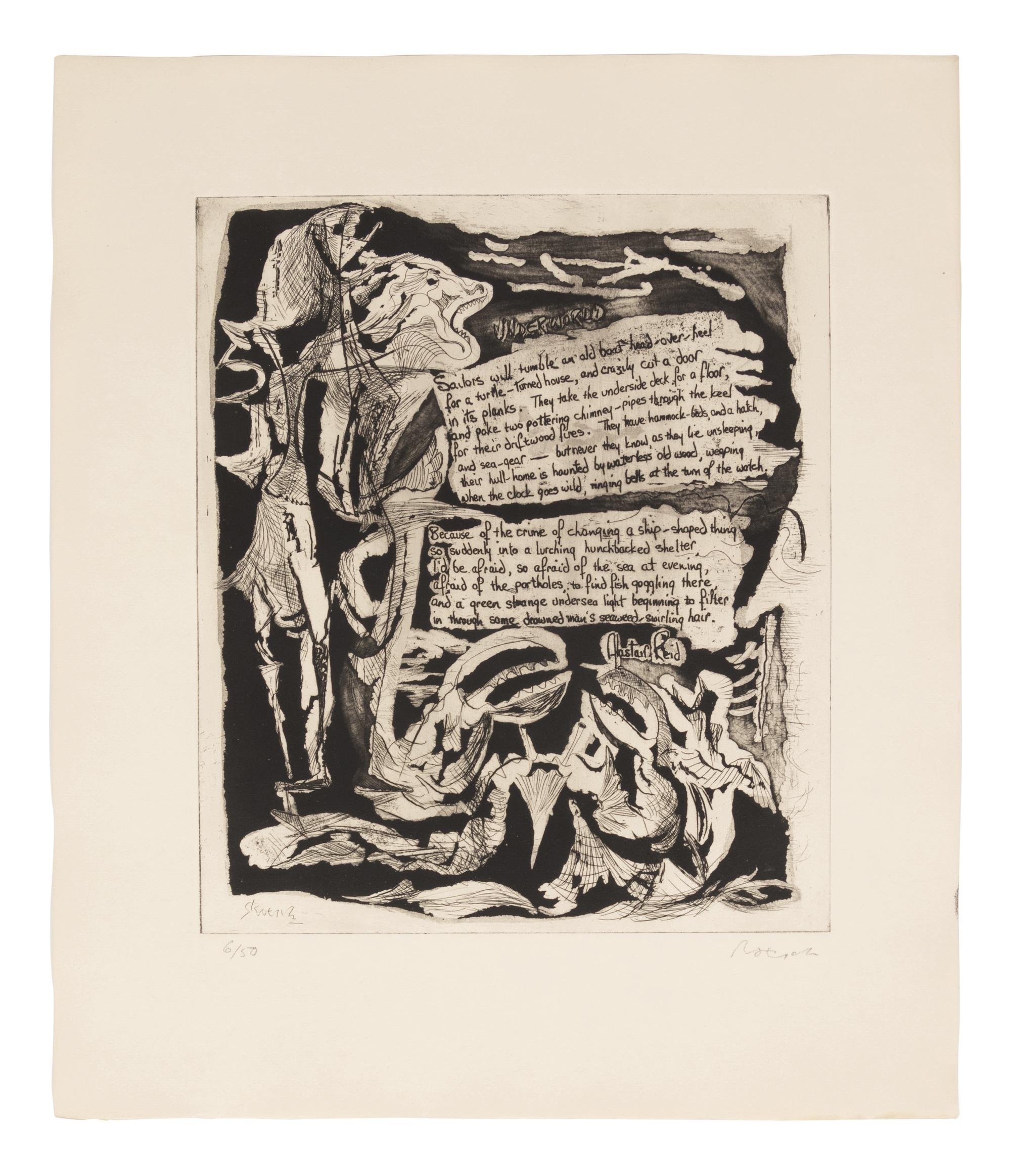 21 Etchings and Poems (complete portfolio of 21)
