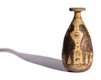 A Middle Corinthian Black-Figured Alabastron