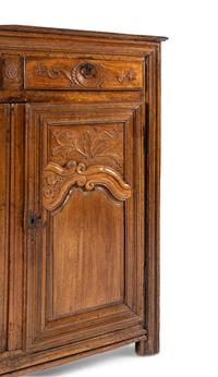 A French Provincial Carved Oak Cabinet