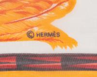 Three Hermès 90cm Silk Chiffon Scarves
