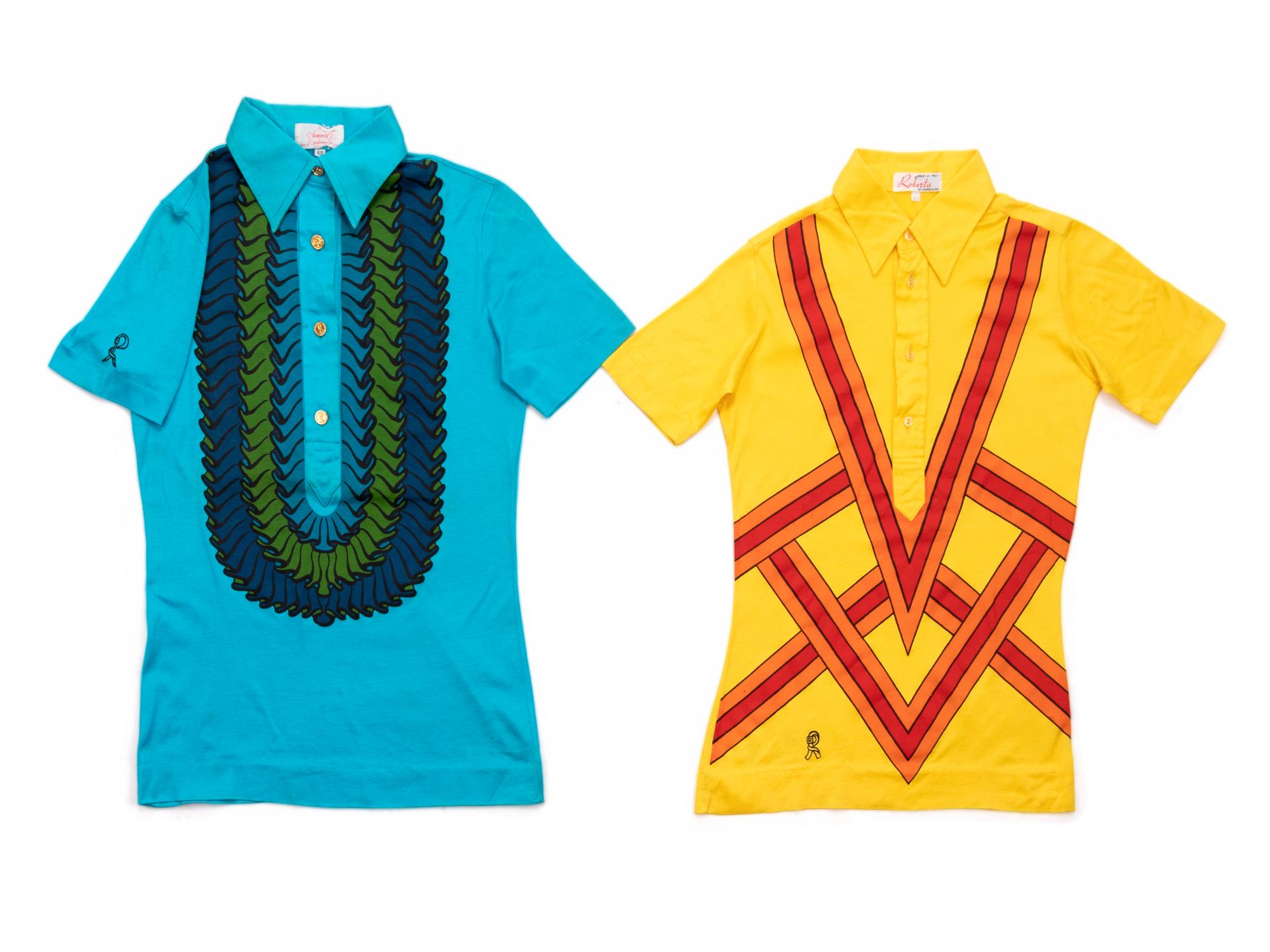 Two Roberta di Camerino Shirts, 1970s